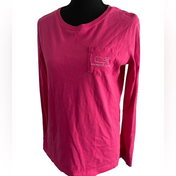 Vineyard Vines Women’s Pink Long Sleeve Tee size XS - Picture 3 of 10
